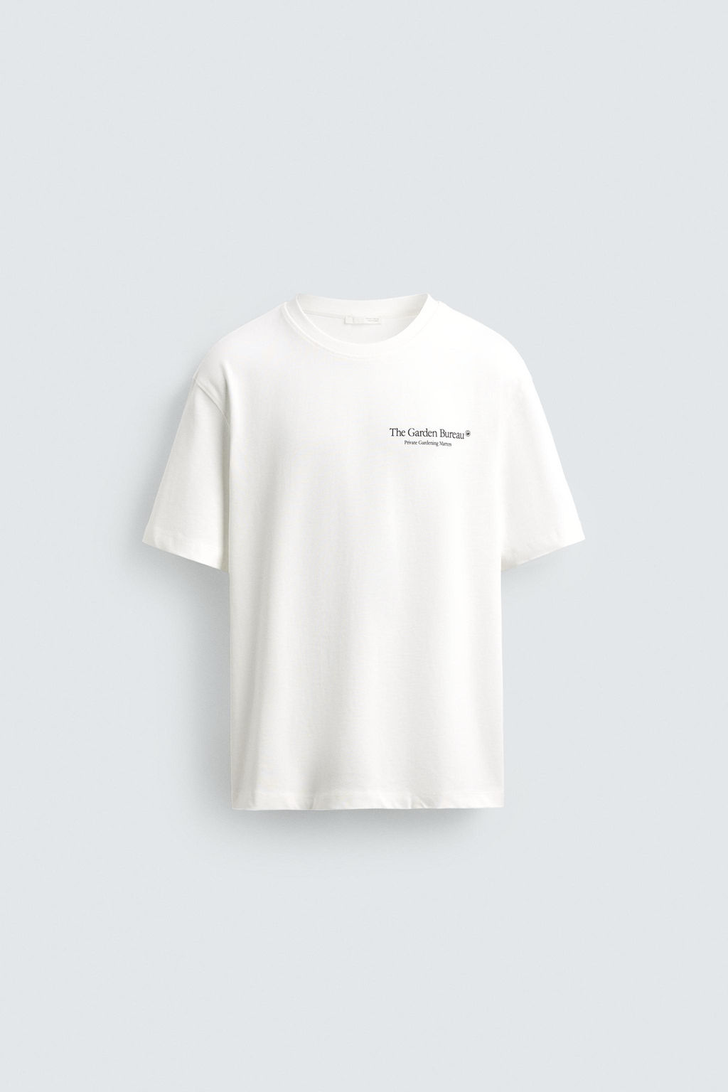 CAMISETA ESTAMPADO CONTRASTE / Beige claro - Zara фото 7