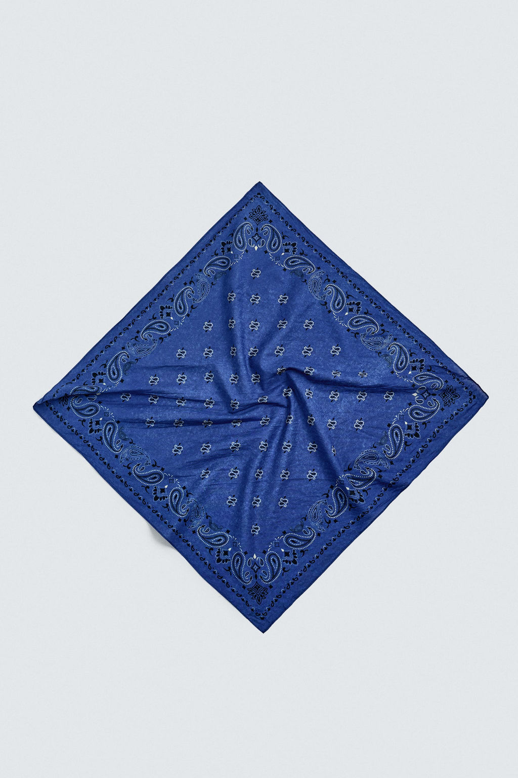 BANDANA ESTAMPADO PAISLEY AARON LEVINE X ZARA / Azul  фото 3