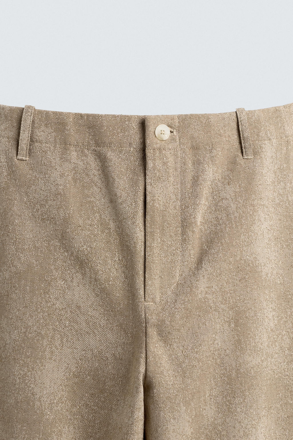 PANTAL?N CHINO RELAXED FIT JACQUARD / Tostado - Zara фото 10