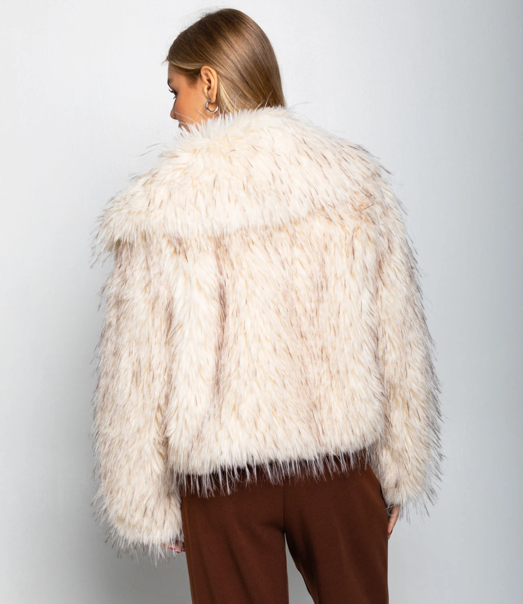 Шуба #КТ4011 (1), молочный - Dommod фото 4