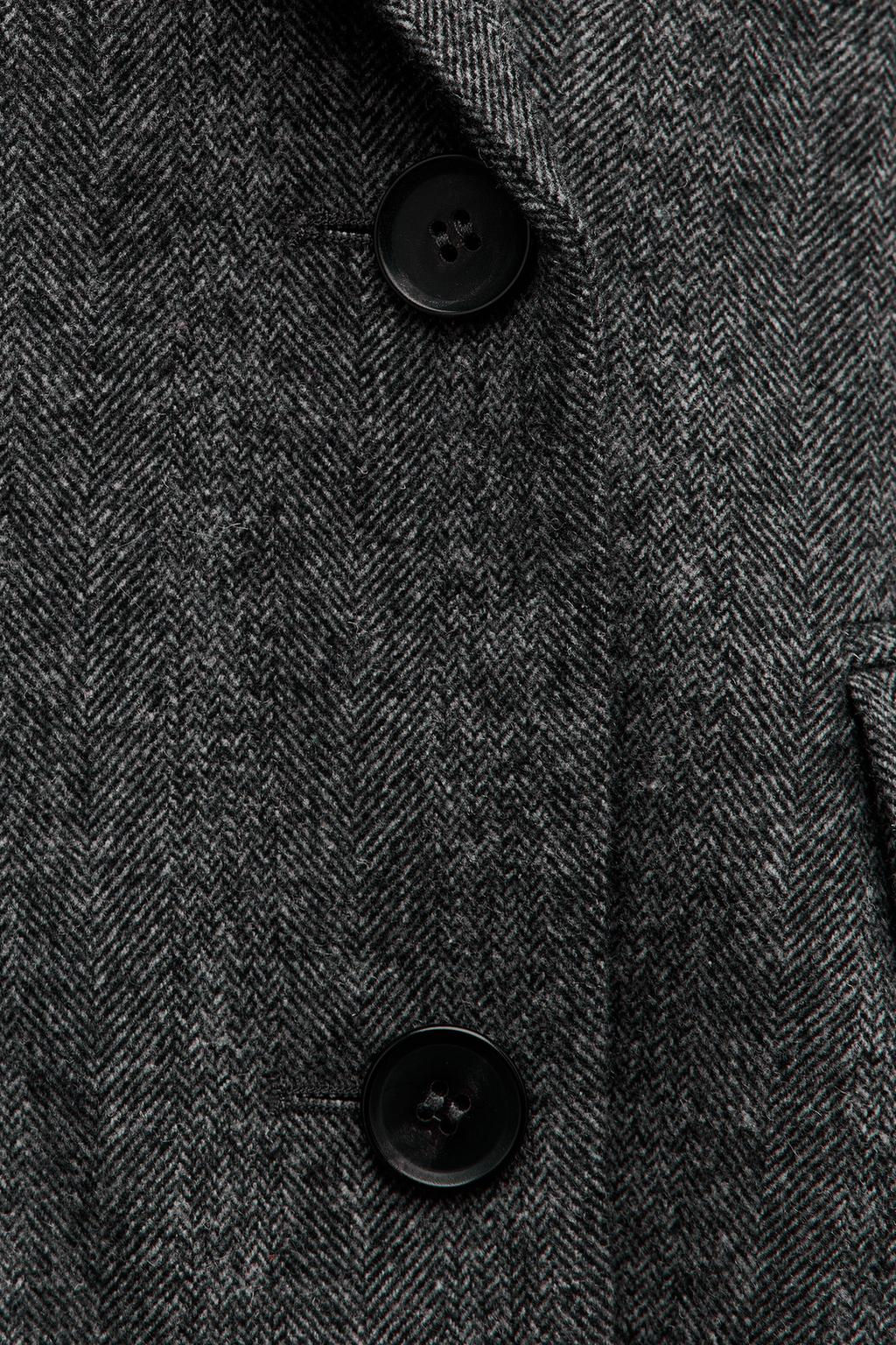 HERRINGBONE WOOL BLAZER ZW COLLECTION - Zara фото 12