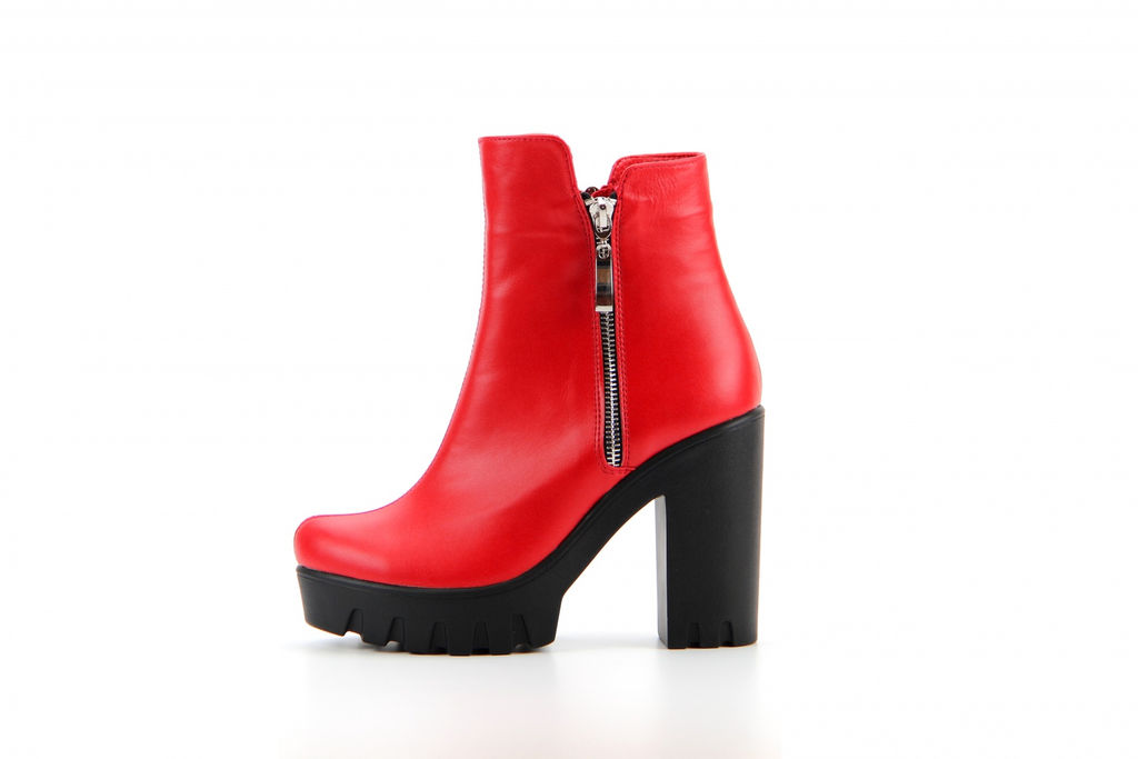 Ботильоны 840.red.828/Шерсть