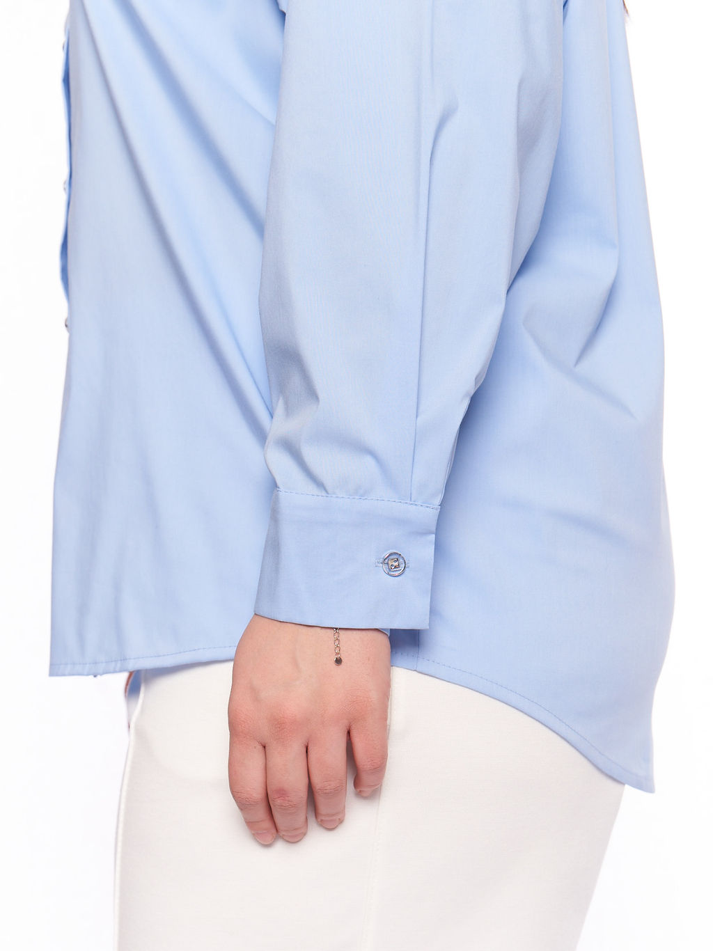 Блузка голубая BL11582BLU13