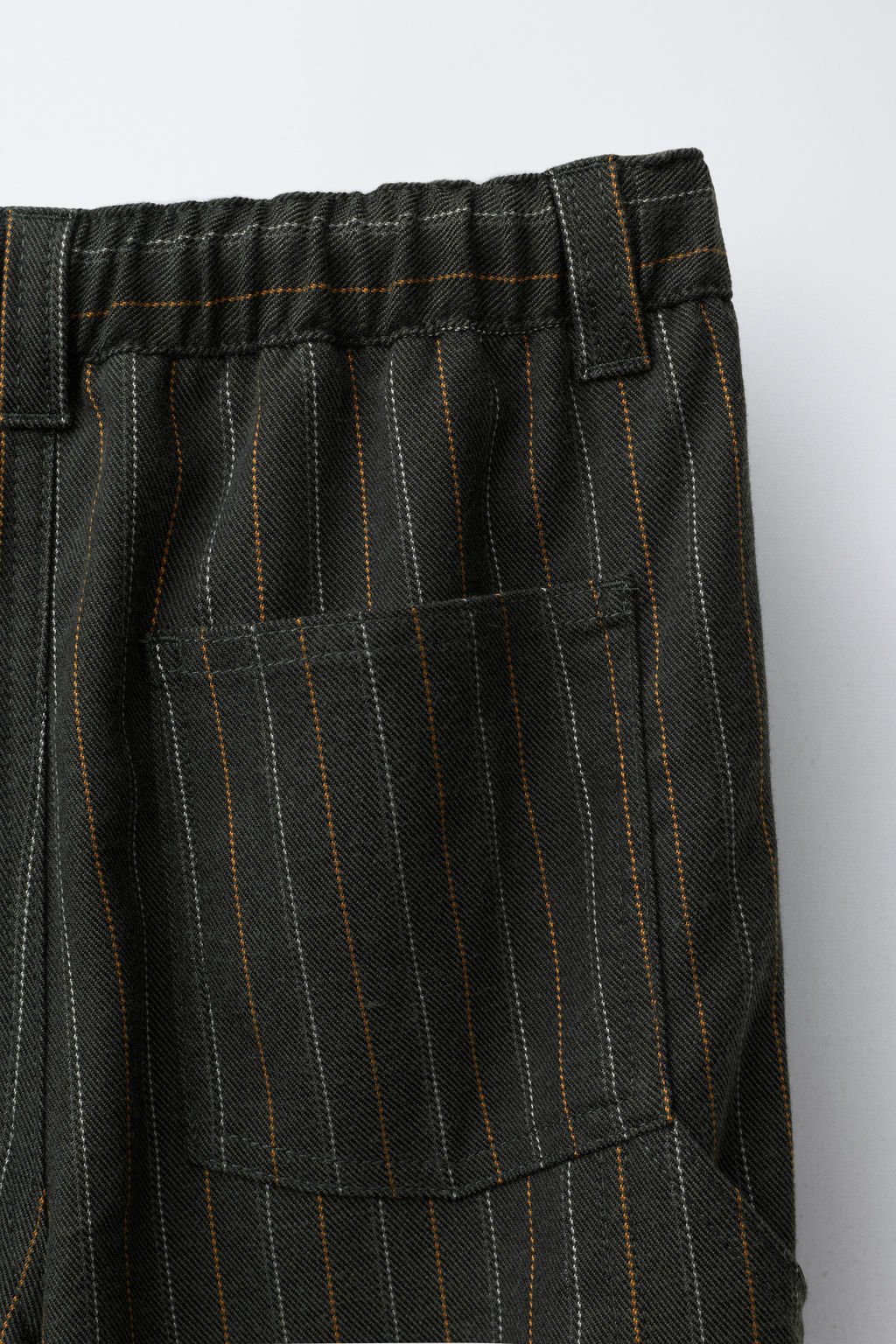STRIPED PATCH TROUSERS - Zara фото 4