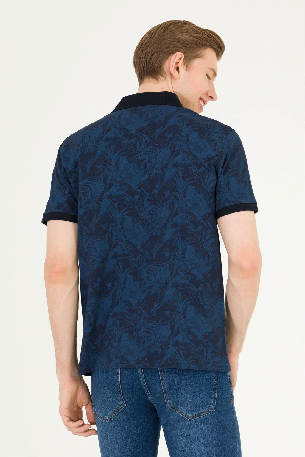 Мужская темно-синяя футболка - U.s. polo assn фото 12