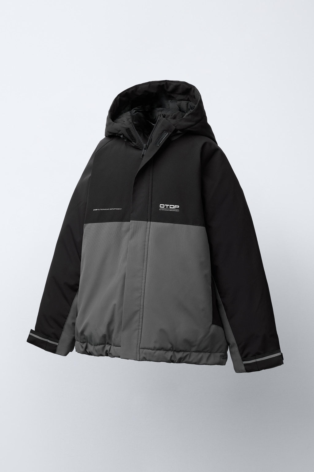 WATER-REPELLENT COLOUR BLOCK JACKET - Zara фото 2