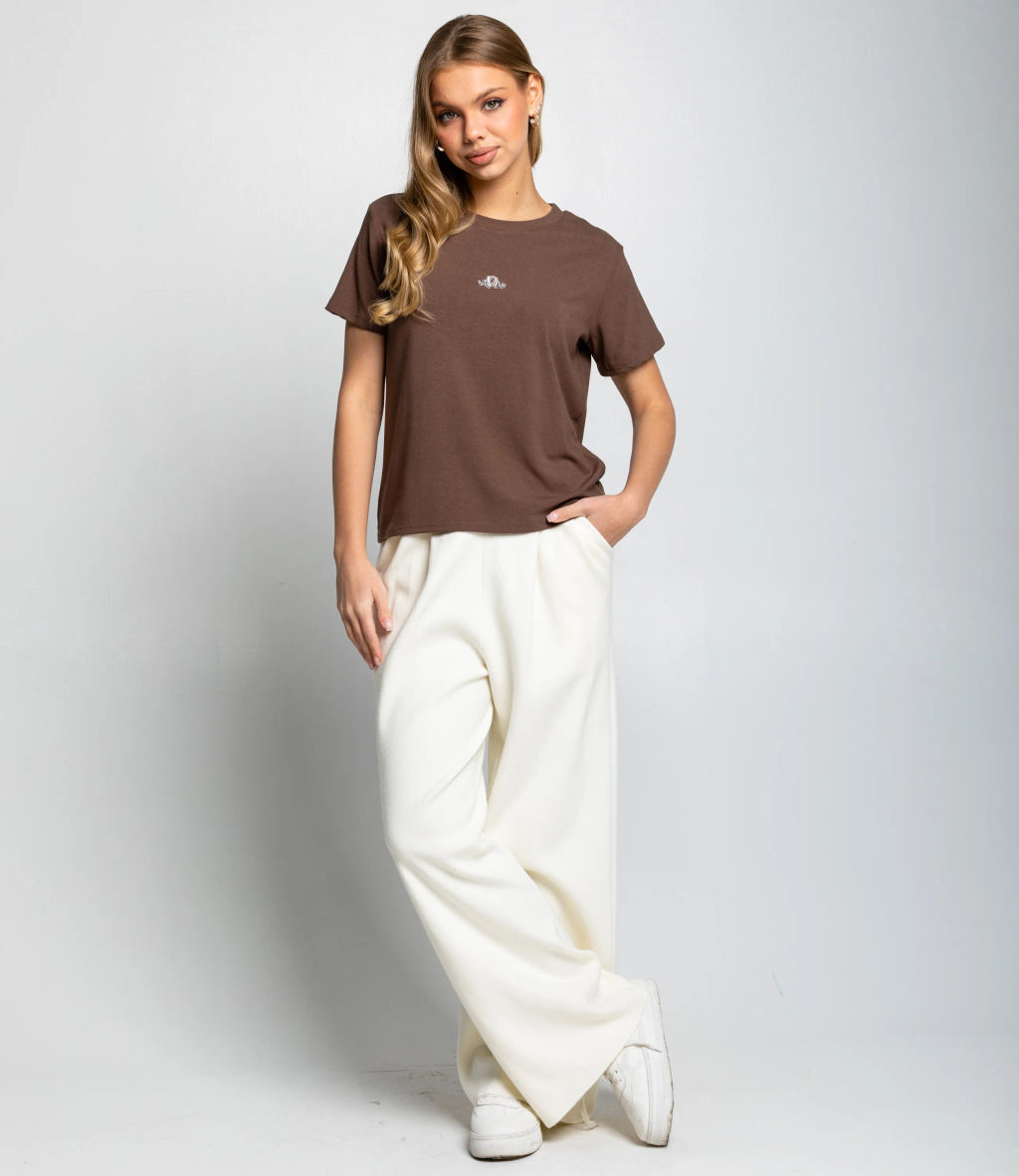 Футболка #КТ623 (5), коричневый - Dommod фото 4