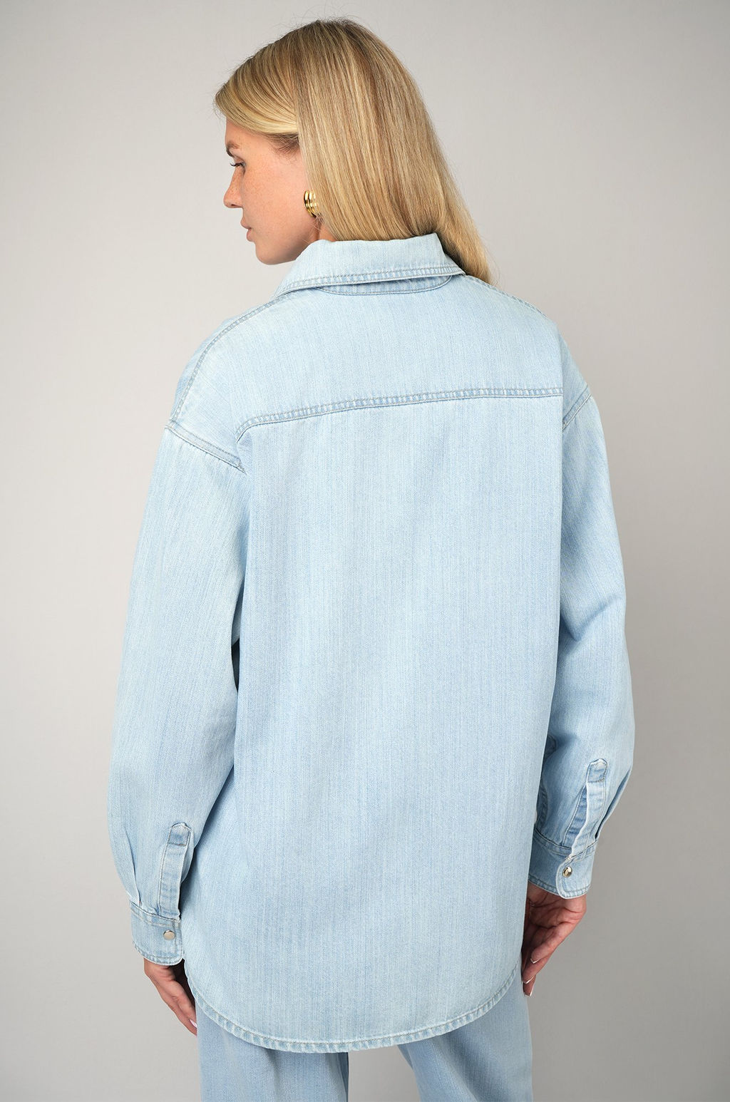 Женская джинсовая рубашка Happyfox