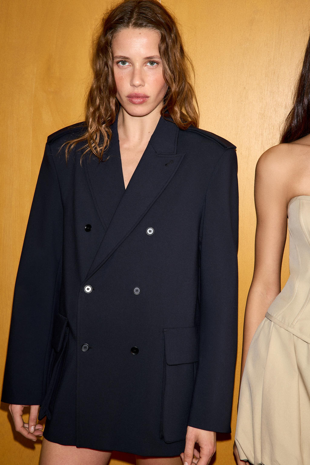 BLAZER OVERSIZE MAXI BOLSILLOS / Marino oscuro - Zara фото 2