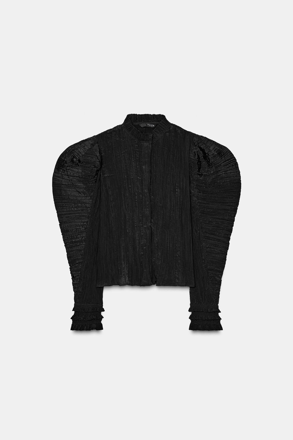 CRINKLED PUFF SLEEVE BLOUSE ZW COLLECTION - Zara фото 5