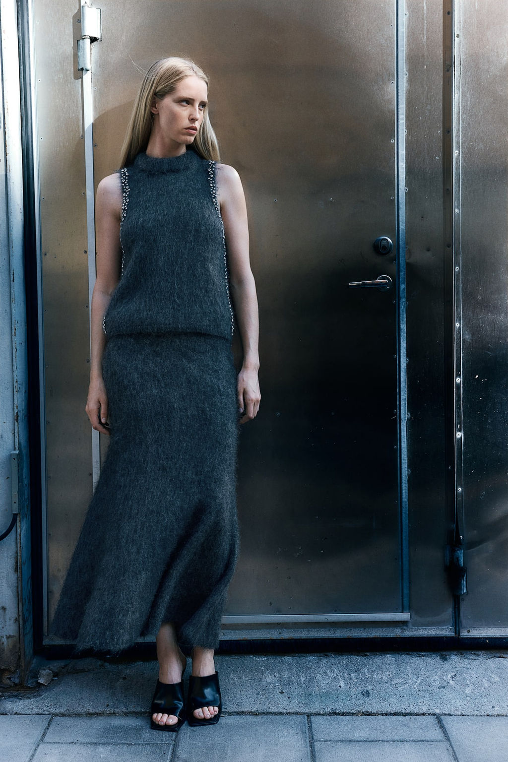 Top en mezcla de mohair con detalles de strass - H&m фото 2