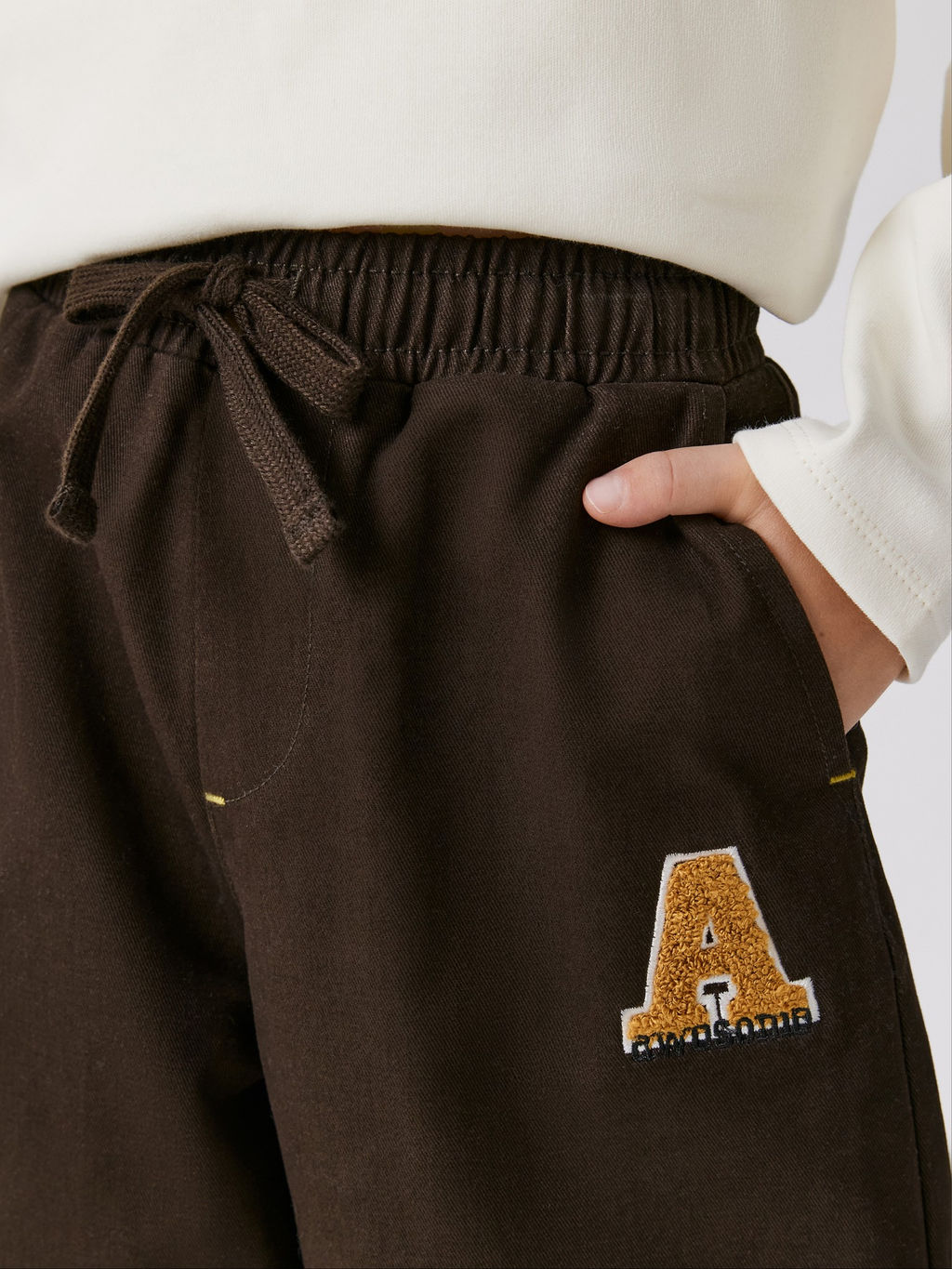 ACOOLA / Брюки (утепленные) детские для мальчиков Dikidji шоколадный  фото 2