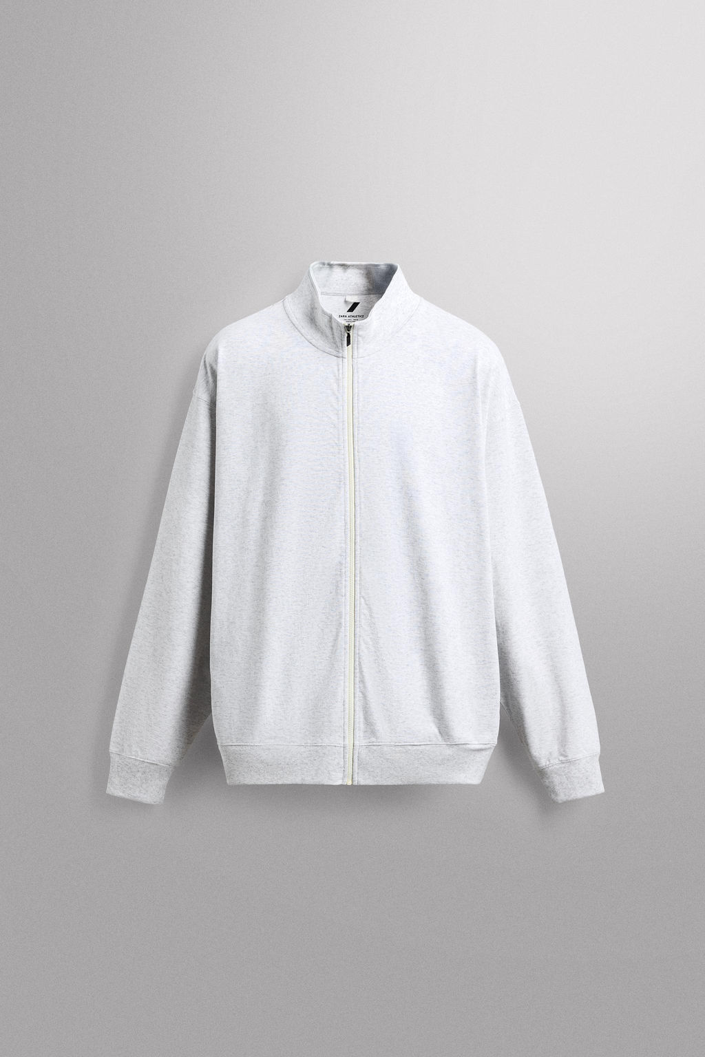 SUDADERA RELAXED FIT CREMALLERA / Gris vigor? - Zara фото 9
