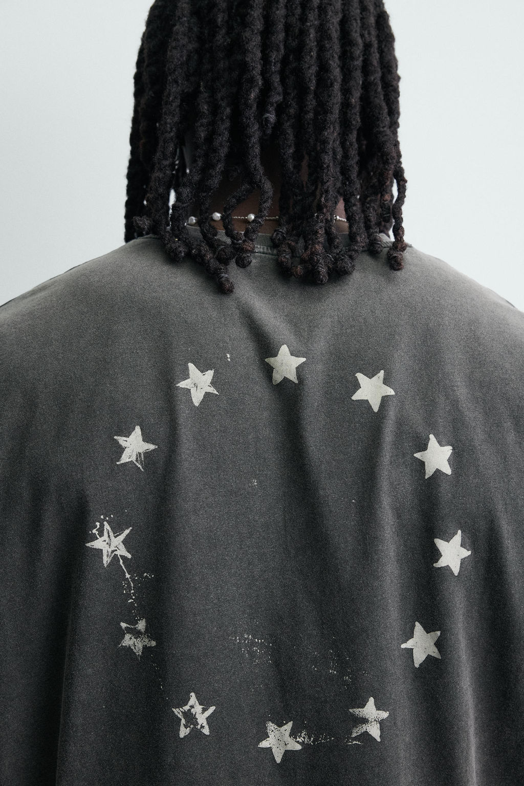 CAMISETA ESTAMPADOS LAVADOS / Antracita oscuro - Zara фото 6