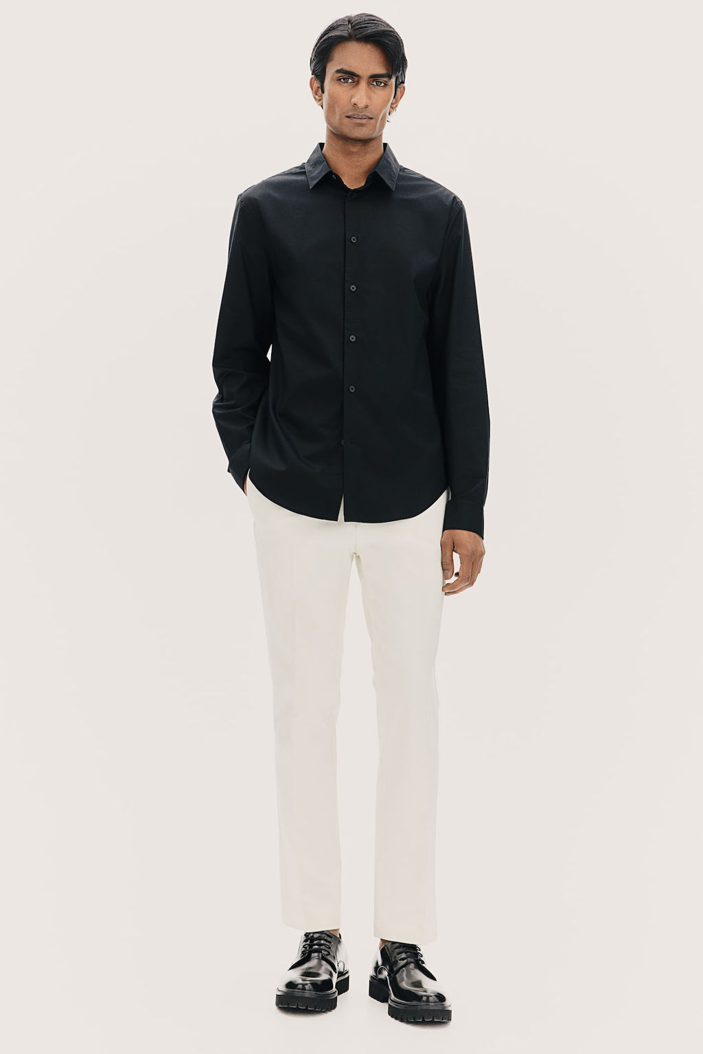 Camisa Slim Fit - H&m фото 3