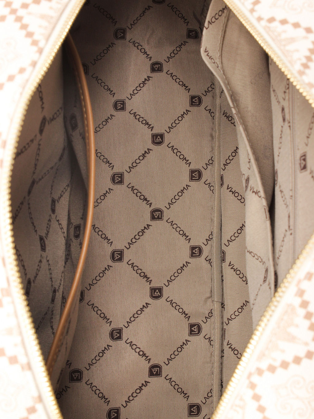 LACCOMA сумка АС89003-Россия-кремовый эко кожа хлопок