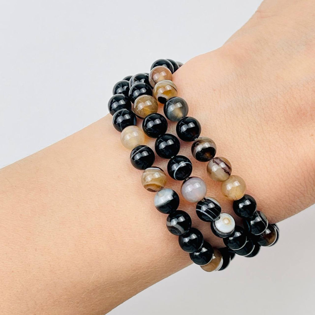 Бусины для украшений из Агата (60 бусин)