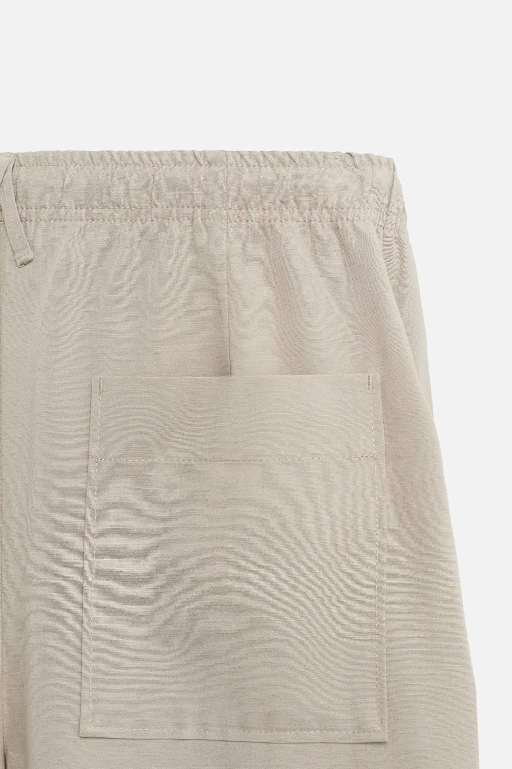 REGULAR FIT JOGGER WAIST TROUSERS - Zara фото 9
