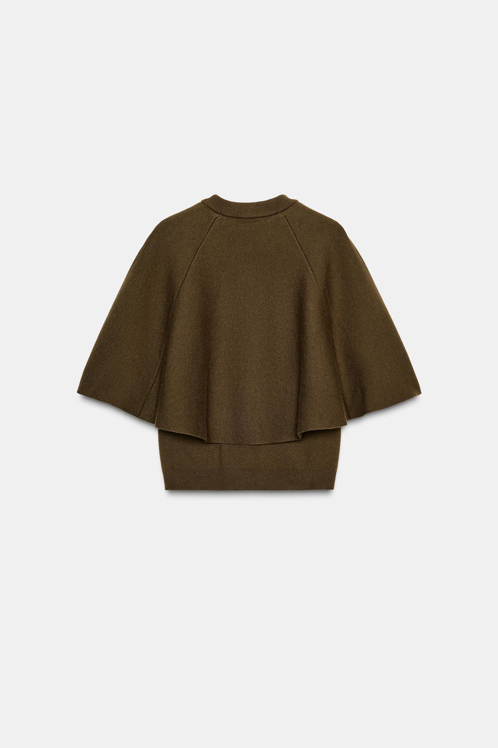 KNIT CAPE SLEEVE SWEATER - Zara фото 6