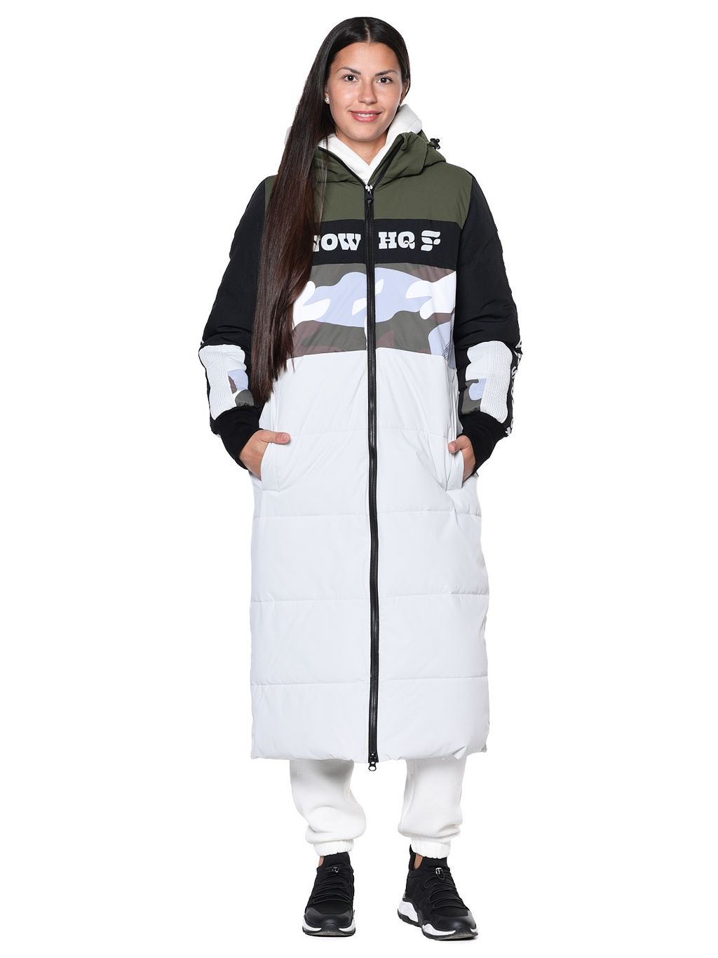 Пальто B-8916 Белый