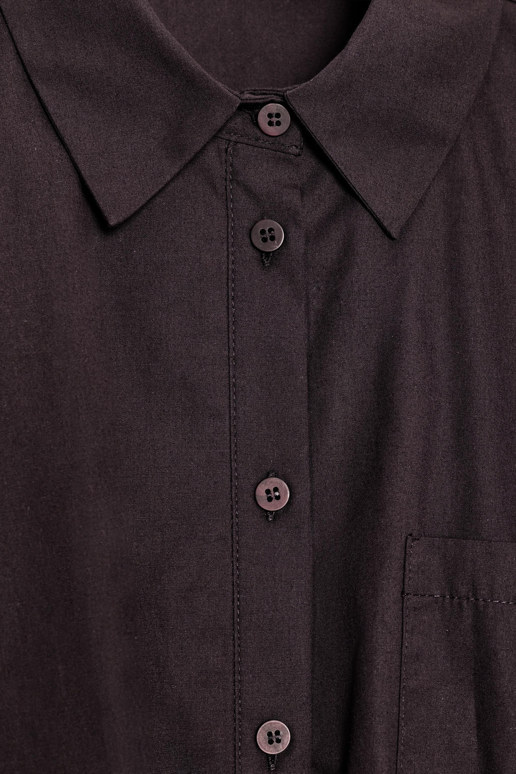 CROPPED POPLIN BALLOON SHIRT - Zara фото 8