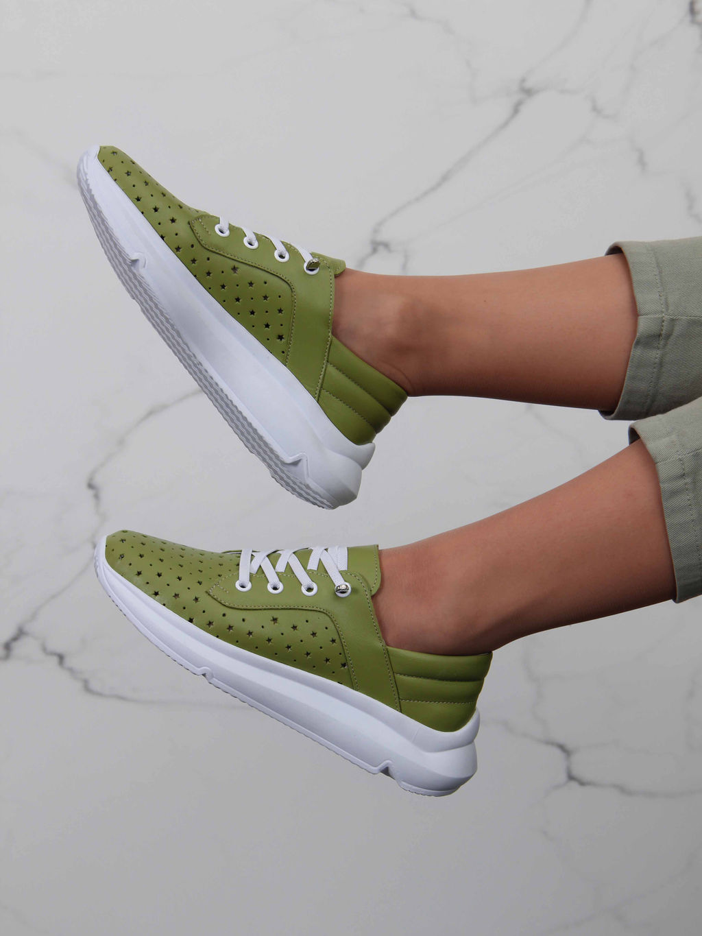 Кроссовки EDART 168.236143w. Авокадо - Ed'art фото 6