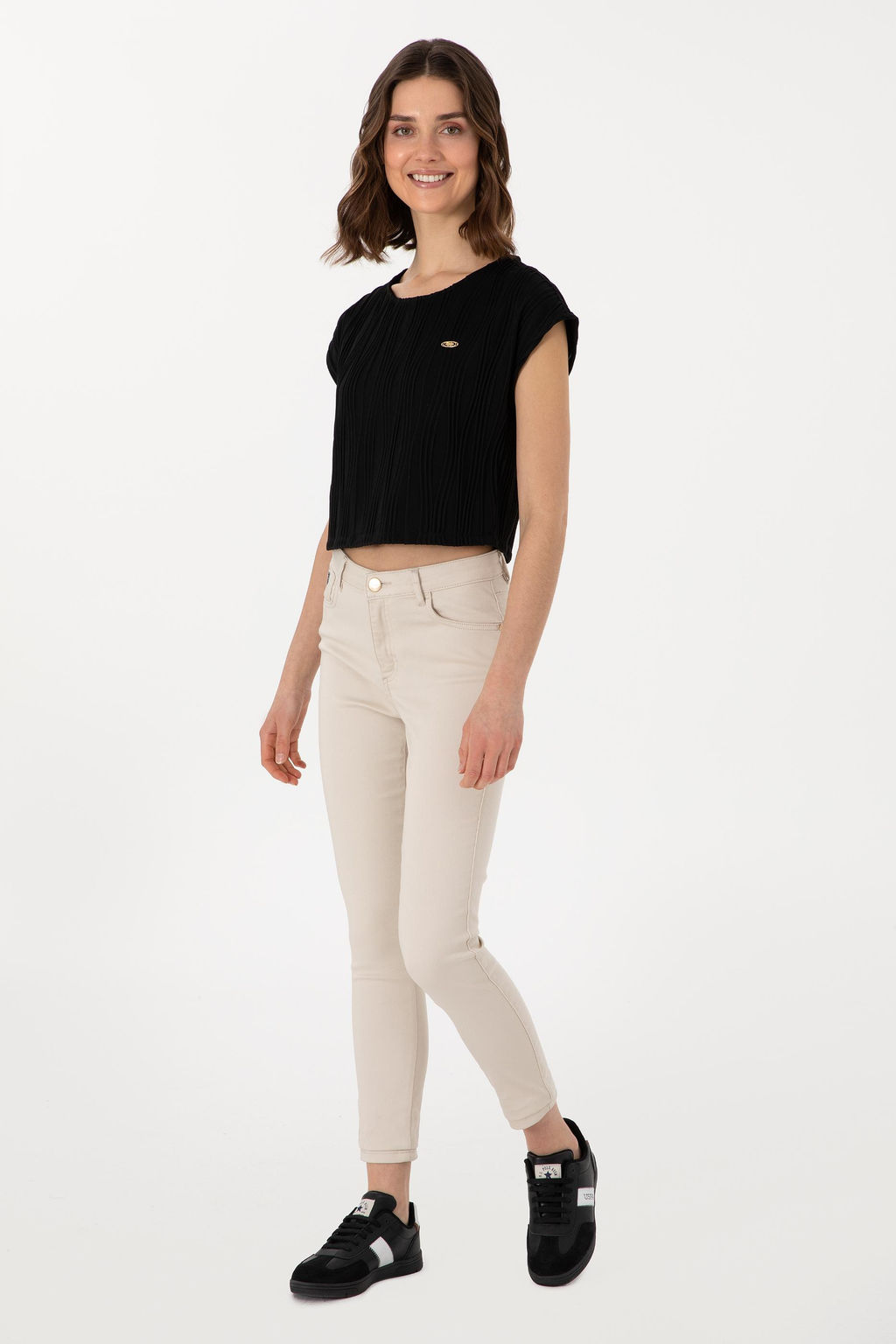 Kad_n Siyah Ti__rt Sepette S_rpriz _ndirim - U.s. polo assn фото 4