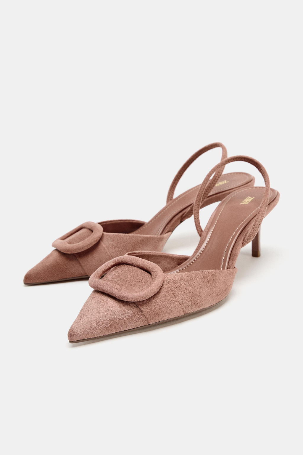 SLINGBACK SHOES WITH PIECE DETAIL