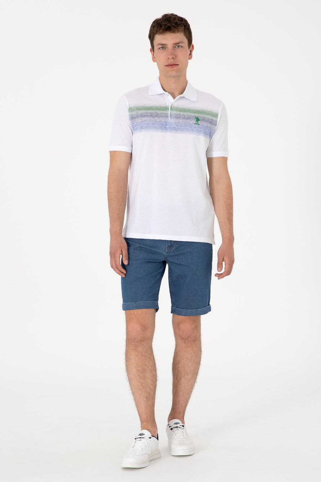 Erkek Regular Fit Polo Yaka Mavi Ti__rt Sepette S_rpriz _ndirim - U.s. polo assn фото 4
