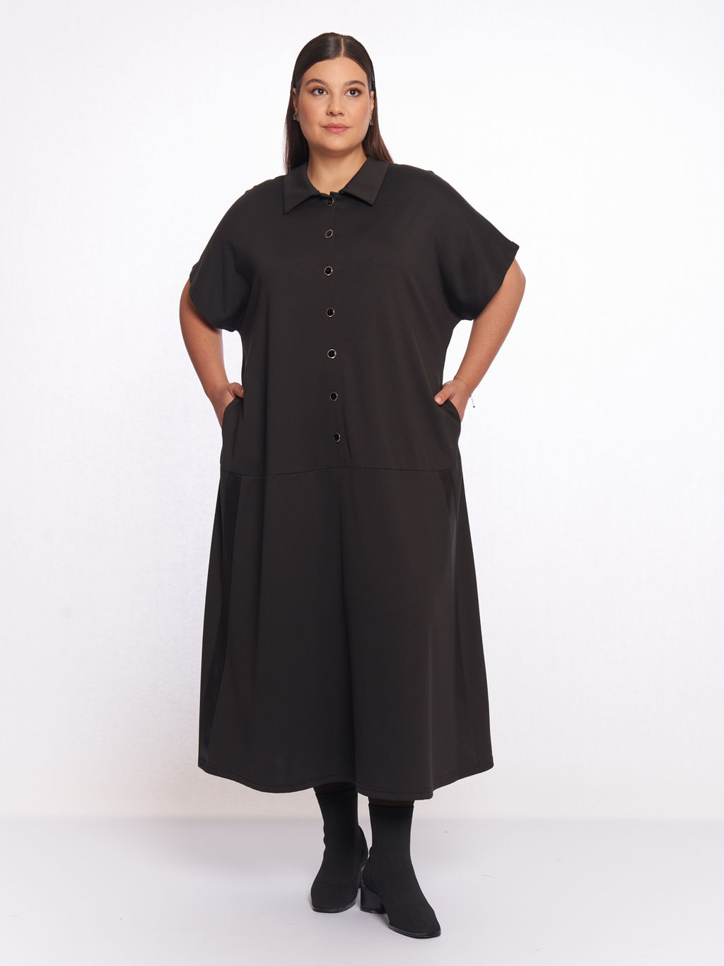 Платье двухстороннее PP54506BLK01