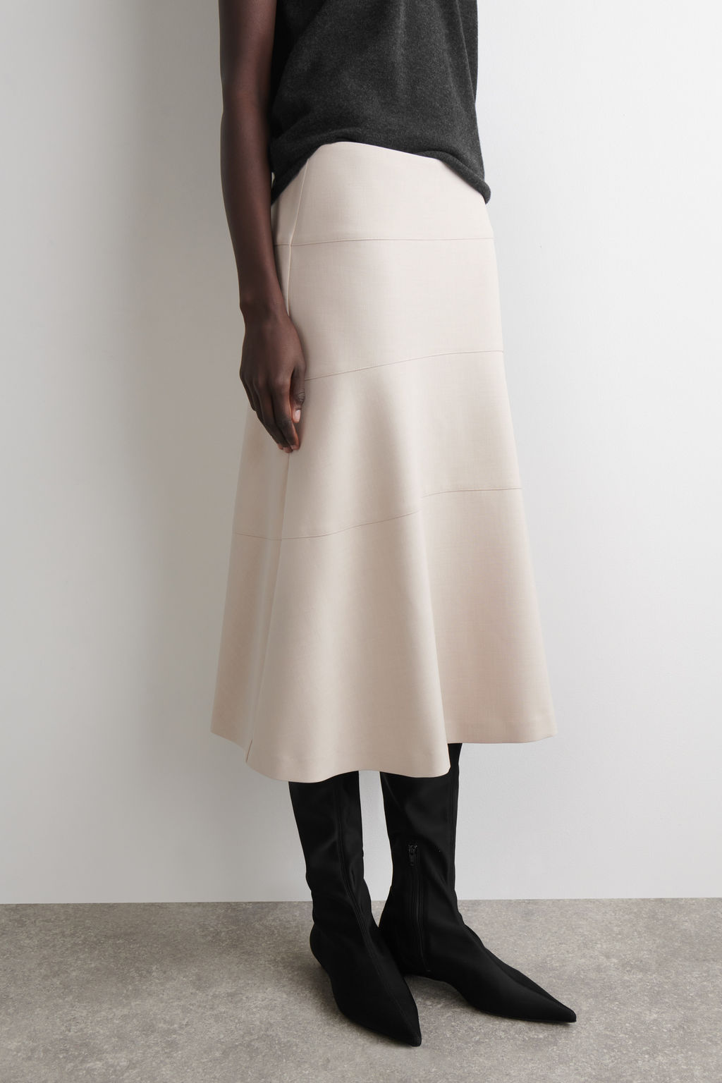 FALDA MIDI EVAS? CURVADA - H&m фото 4