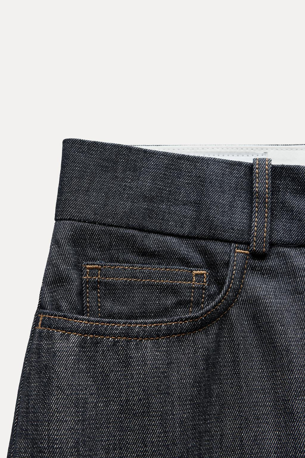 Z1975 STRAIGHT-LEG HIGH-WAIST JEANS - Zara фото 6