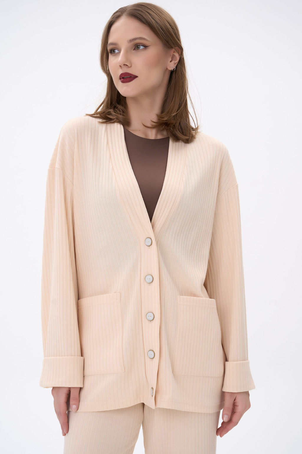 Кардиган Эмили (бежевый) - Эльза фото 16