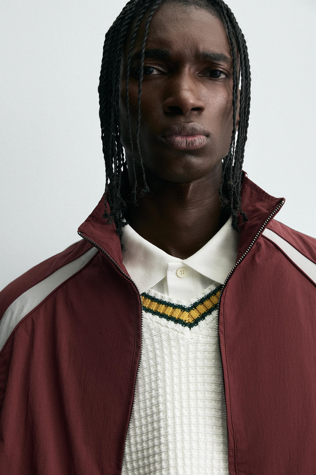 CONTRAST COLOUR BLOCK TECHNICAL JACKET
