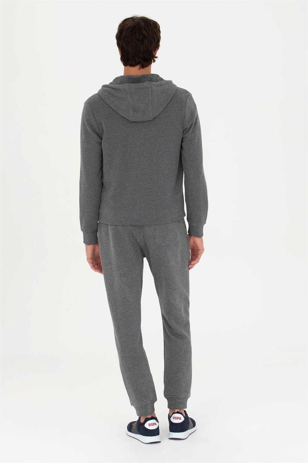 Мужские спортивные штаны антрацитового меланжа Неожиданная скидка в корзине - U.s. polo assn фото 4