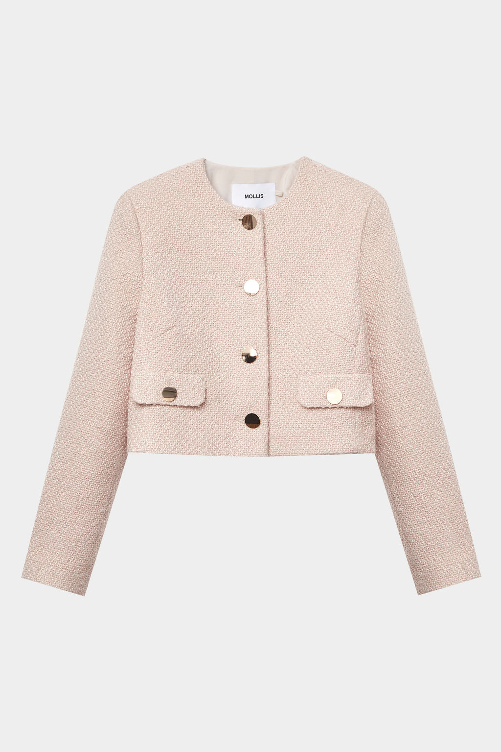 Жакет укороченный из твида - Mollis фото 6