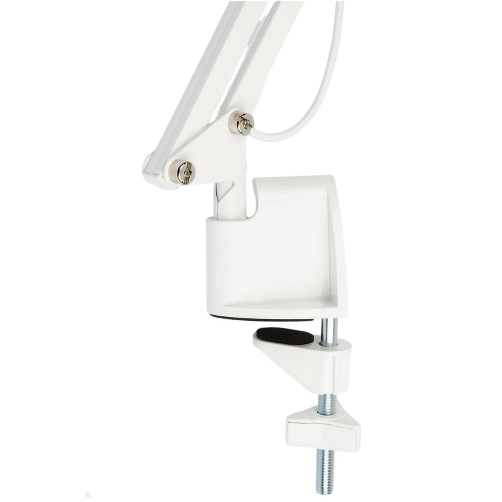 TLD-524 White/8W/Светильник настольный на струбцине/LED/500Lm/4500K/Dimmer/Цвет-белый