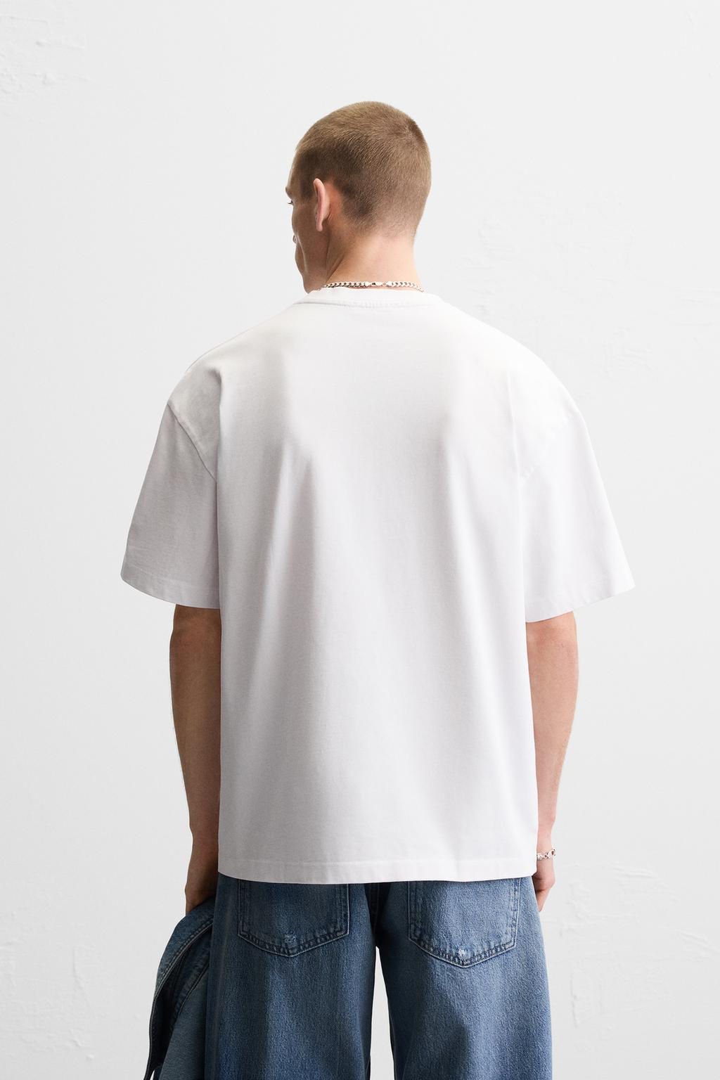 BASIC HEAVY WEIGHT T-SHIRT - Zara фото 6