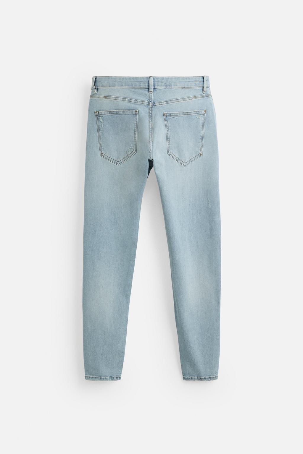 RIPPED SKINNY FIT JEANS - Zara фото 8