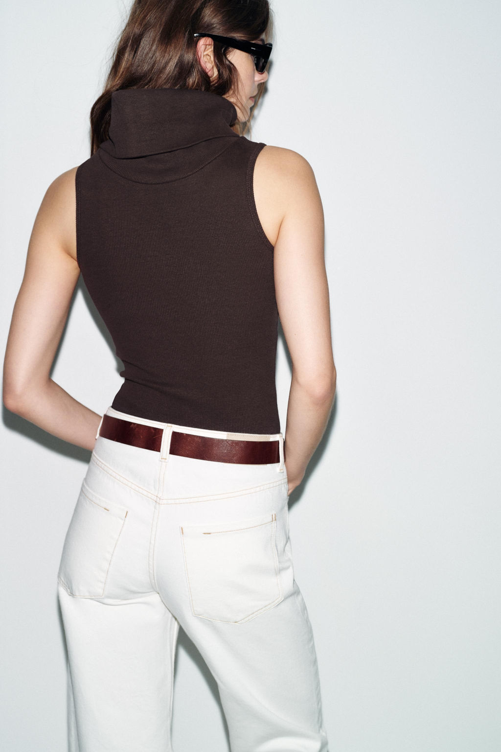 HIGH NECK SLEEVELESS TOP - Zara фото 6