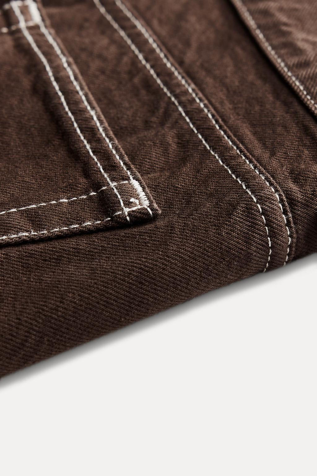 ZW COLLECTION BALLOON MID-WAIST JEANS - Zara фото 10