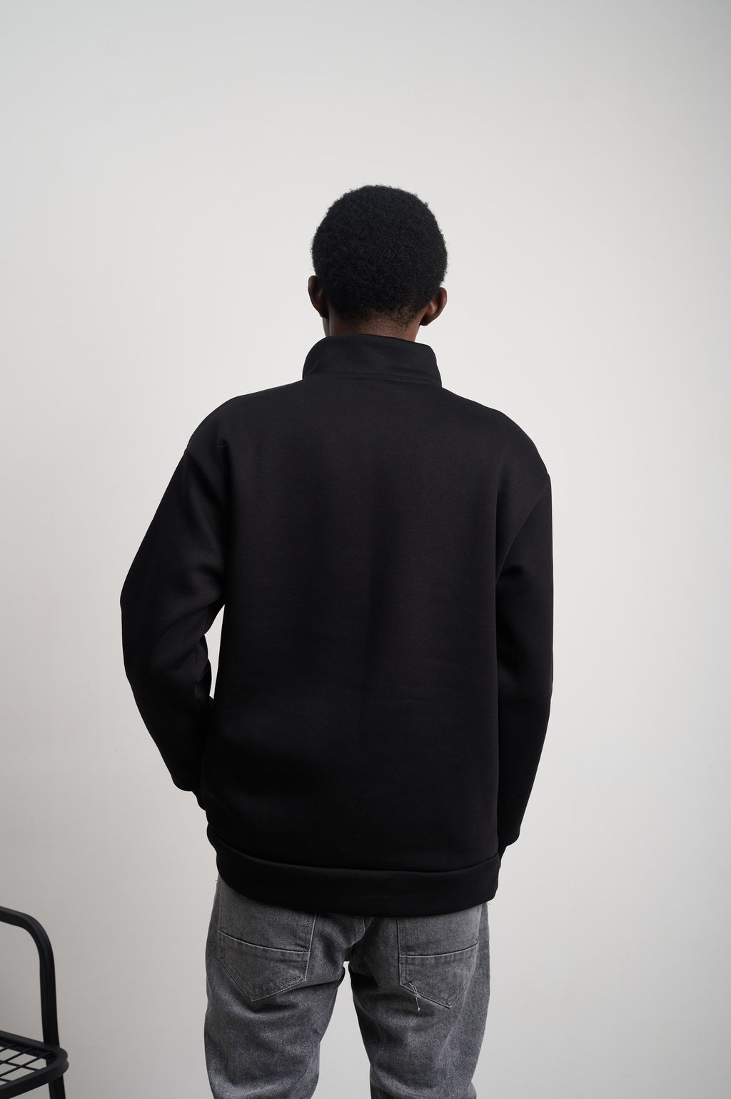 Толстовка мужская с воротником "Yoshkar-Ola" черный