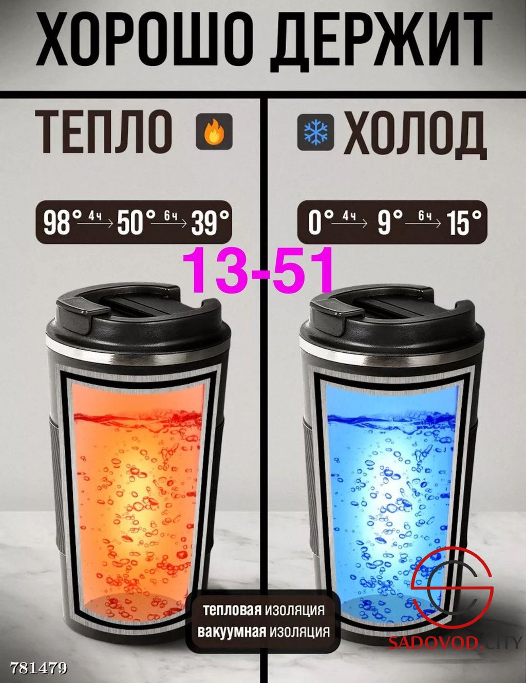 Термостакан для кофе, 310 мл