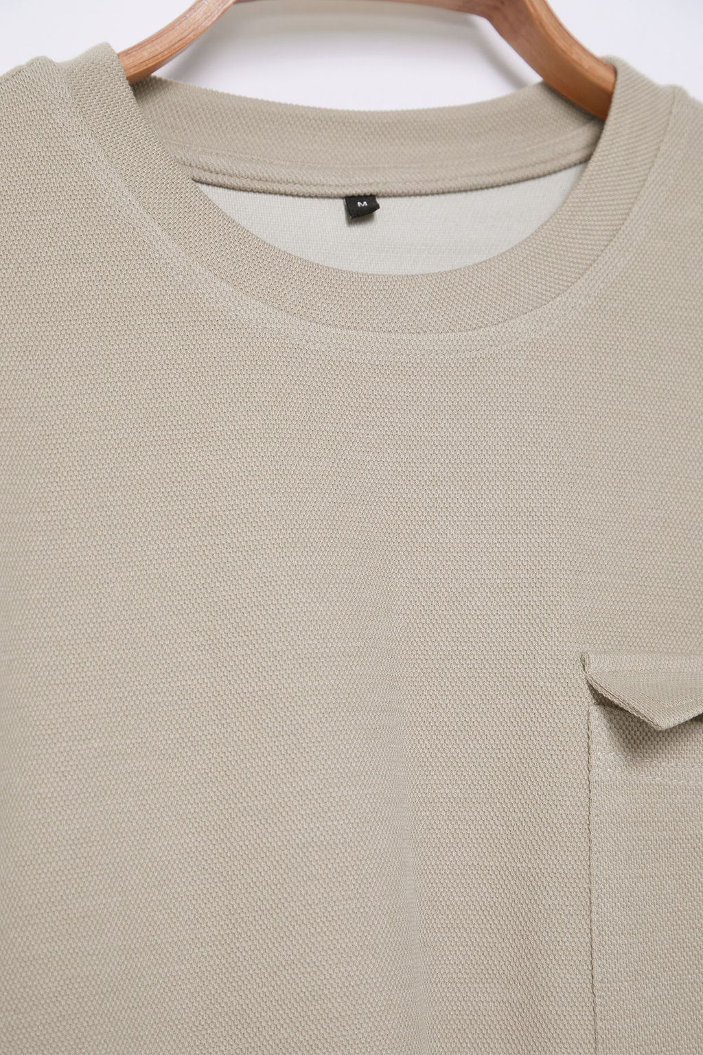 TRENDYOL MAN Haki Oversize/Genis Kesim Dokulu Cep Detayl? K?sa Kol Premium T-shirt TMNSS25TS00061 - Trendyolmilla фото 8