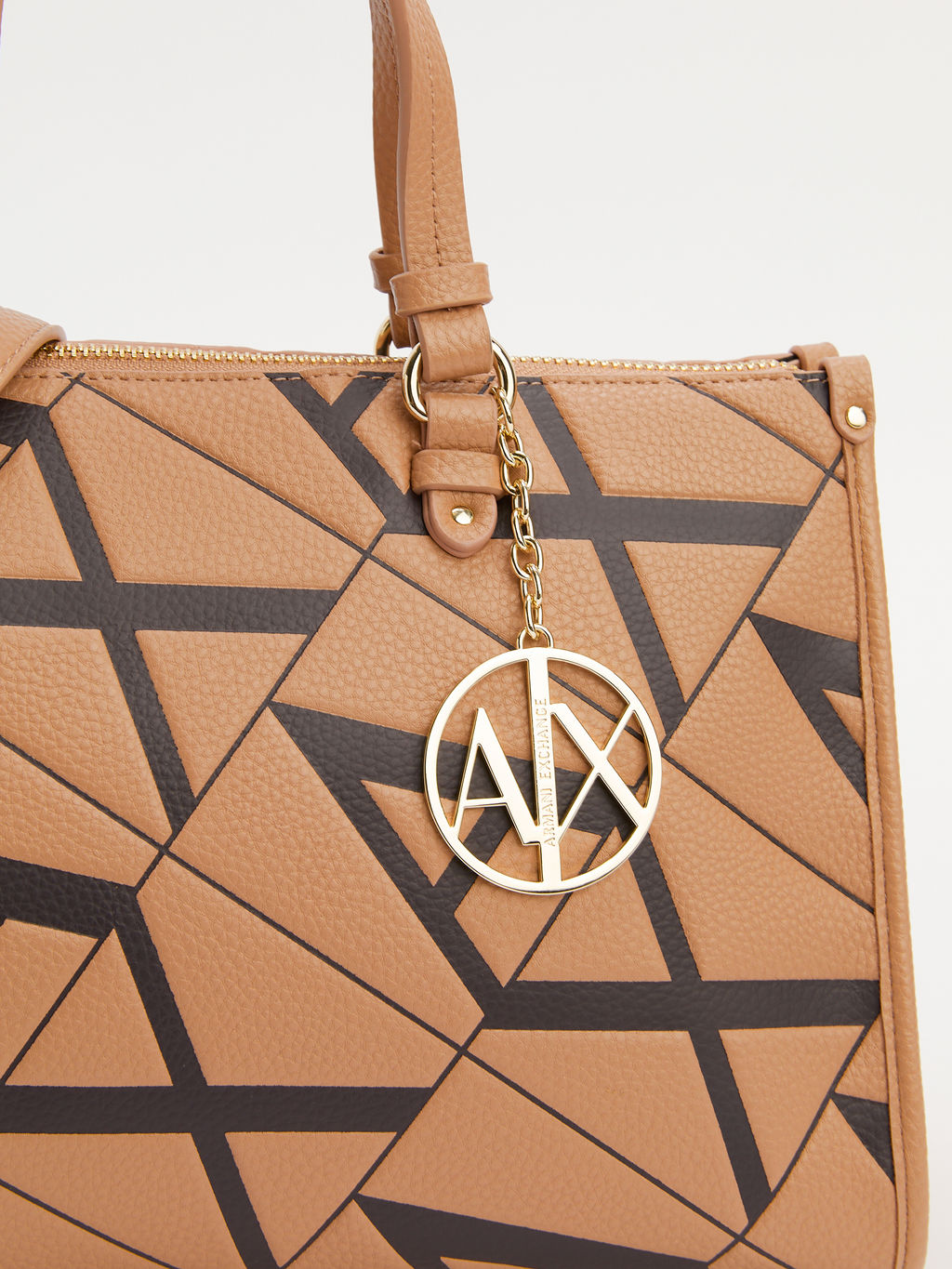 Женский тоут ARMANI EXCHANGE Артикул 4081537, темно-бежевый  фото 4