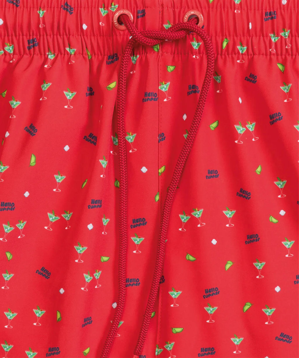 ATLANTIC KMB-221 Шорты мужские пляжные 4Way Stretch Hello Summer коралловый