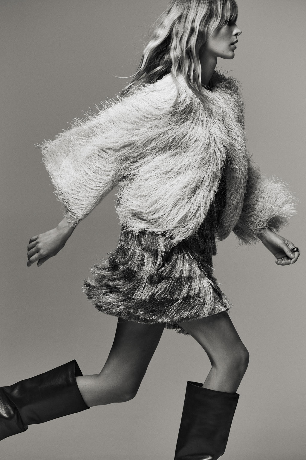 FRINGED JACKET - Zara фото 6