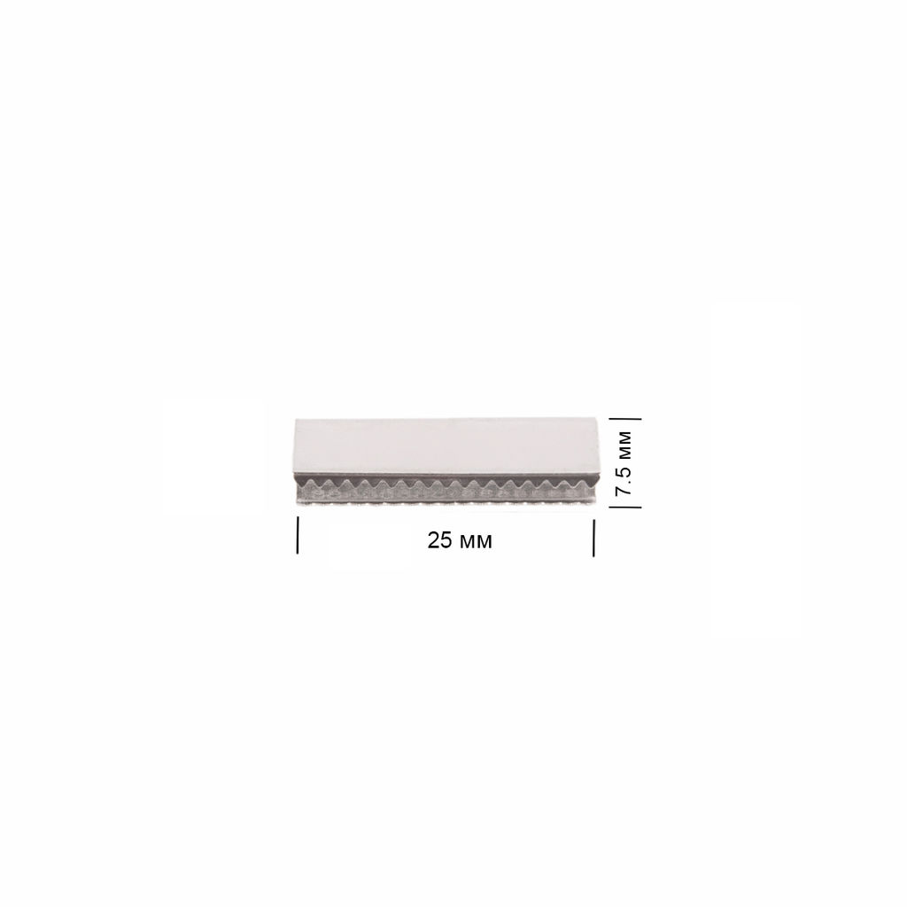 Фурнитура металл Gamma CGH-25 Наконечник-зажим 25 х 7.5 мм 20 шт в пакете №04 под никель