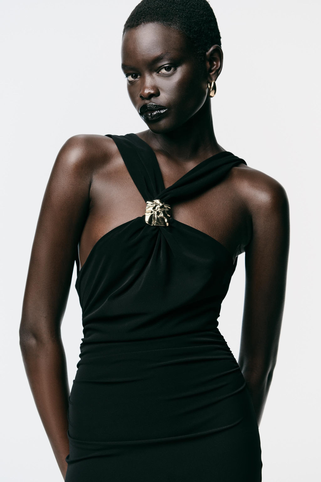 CROSSOVER DRESS WITH DETAIL - Zara фото 11