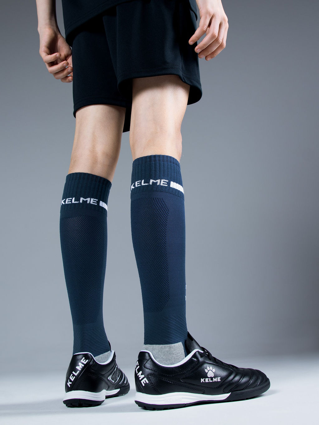 Детские гетры KELME Childrens Football Socks Dark Blue